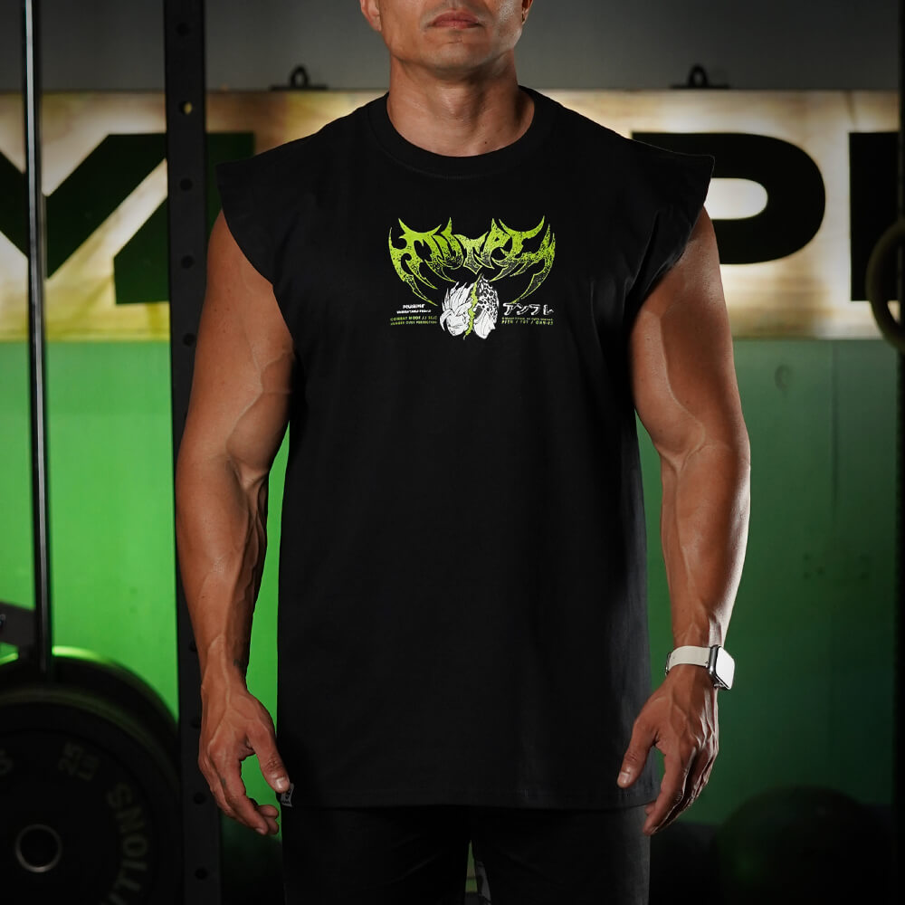 Polera Oversize Sleeveless PERFECTION - Negro