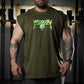 Polera Oversize Sleeveless LIFTASAUR - Verde Táctico