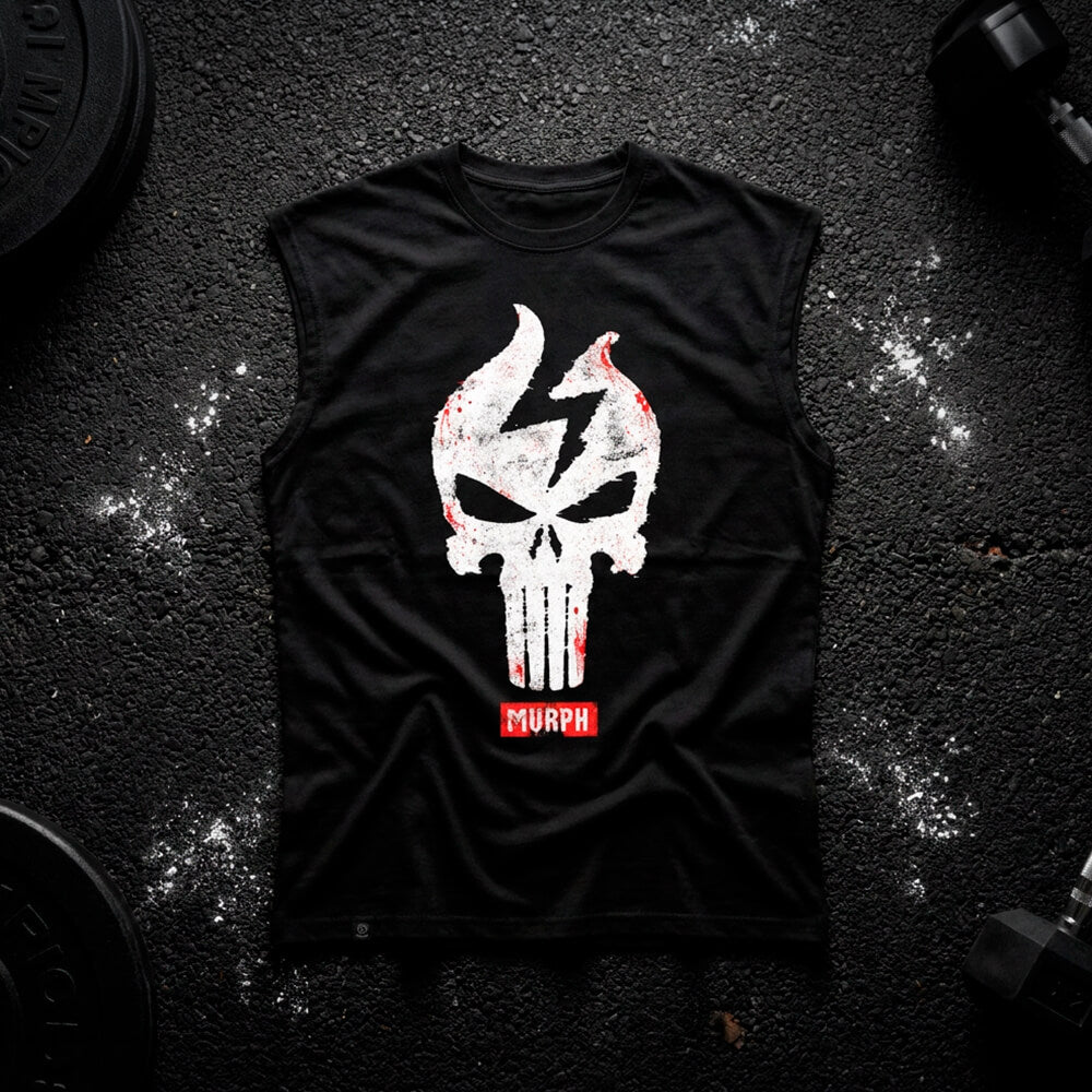Polera Oversize Sleeveless UNISEX PUMPNISHER (Pre-Venta)- Black