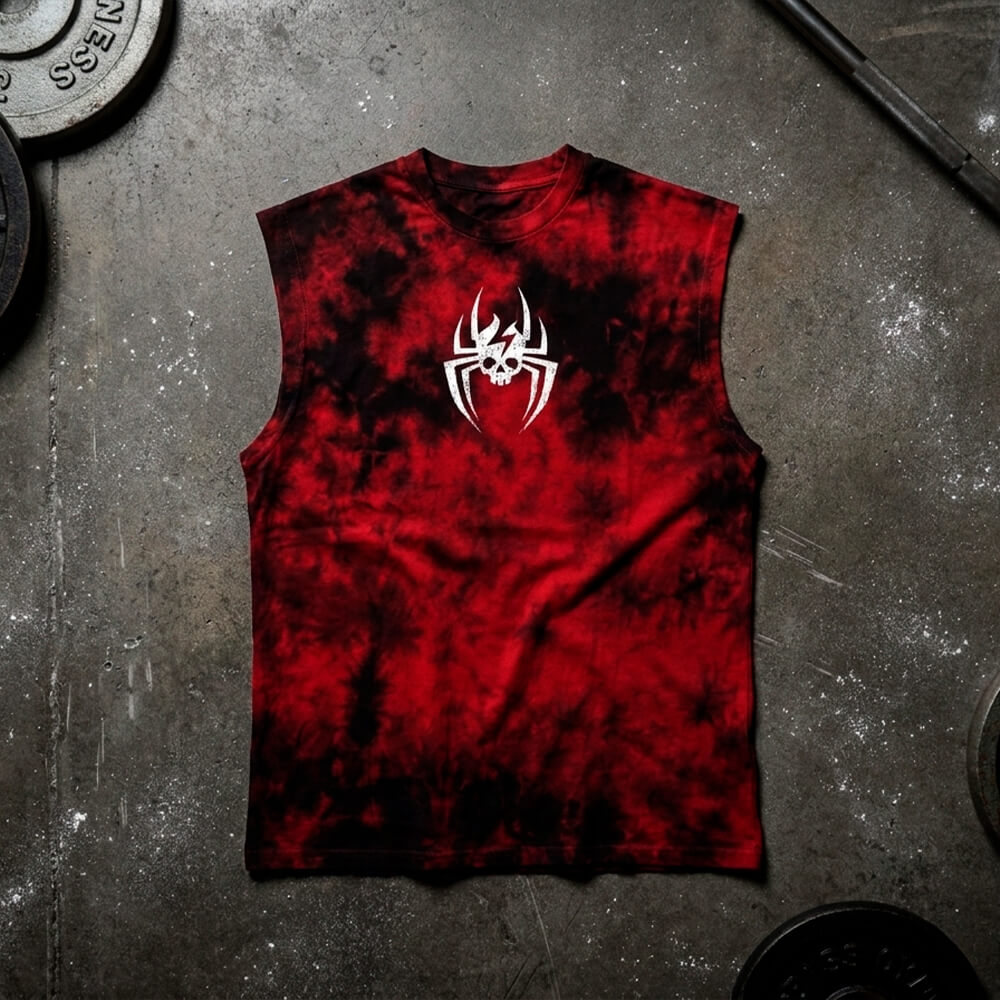 Polera Oversize Sleeveless UNISEX SpiderMURPH (Pre-Venta) - Red Storm