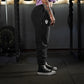 Premium Hybrid Jogger Skull Logo - Acid Black