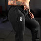 Premium Hybrid Jogger Skull Logo - Acid Black