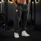 Premium Hybrid Jogger Skull Logo - Acid Black