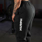 Premium Hybrid Jogger Skull Logo - Acid Black