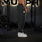 Premium Hybrid Jogger Skull Logo - Acid Black