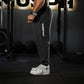 Premium Hybrid Jogger Skull Logo - Acid Black