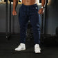 Fitted Jogger Skull Logo - Navy