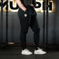 Fitted Jogger Skull Logo - Negro