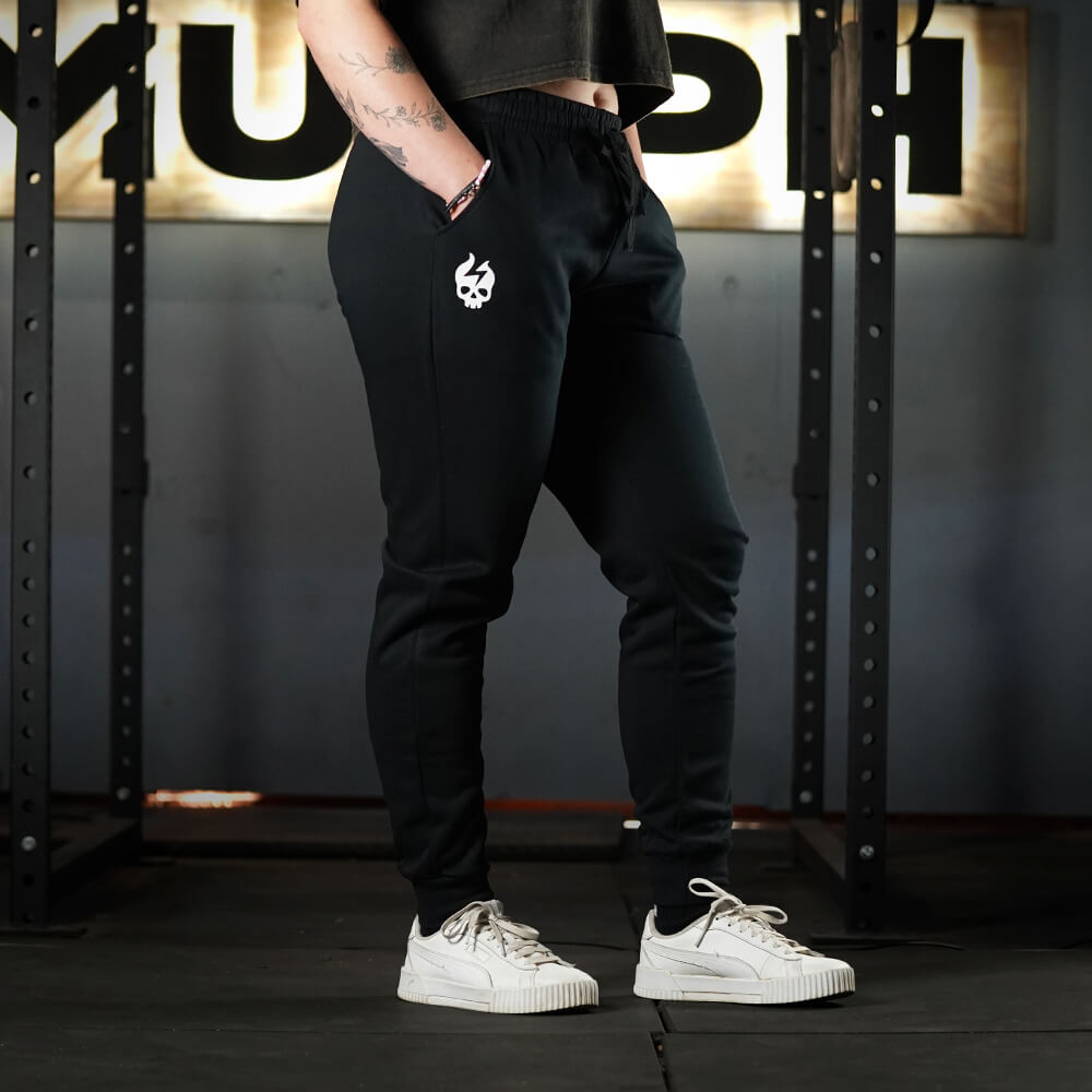 Hybrid Jogger Skull Logo - Negro