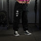 Premium Oversize Jogger Skull + Lifting Dept - Black