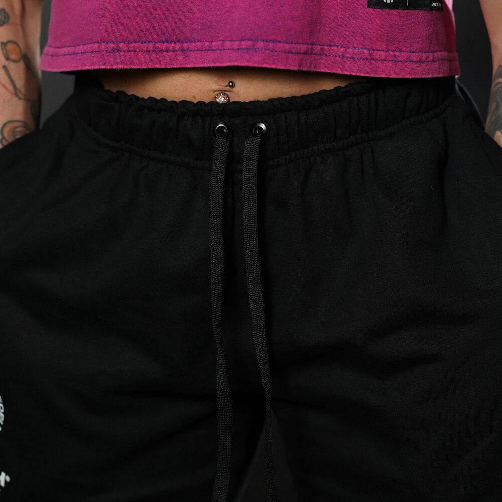 Premium Oversize Jogger Skull + Lifting Dept - Black