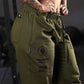 Premium Oversize Jogger Skull + Lifting Dept - Tactical Green