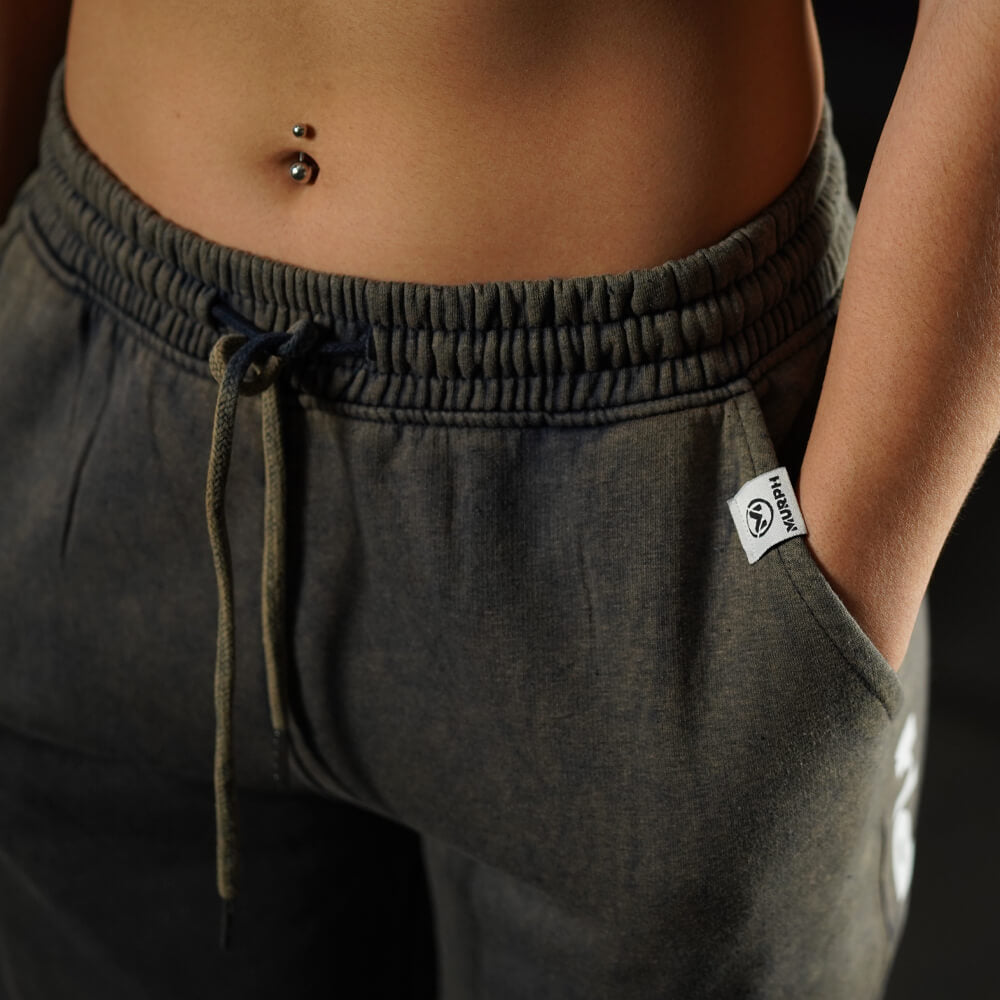 Premium Hybrid Jogger Skull Logo - Acid Navy