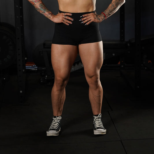 Calza Corta Seamless Murph - Black