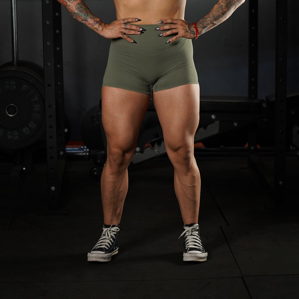 Calza Corta Seamless Murph - Tactical Green