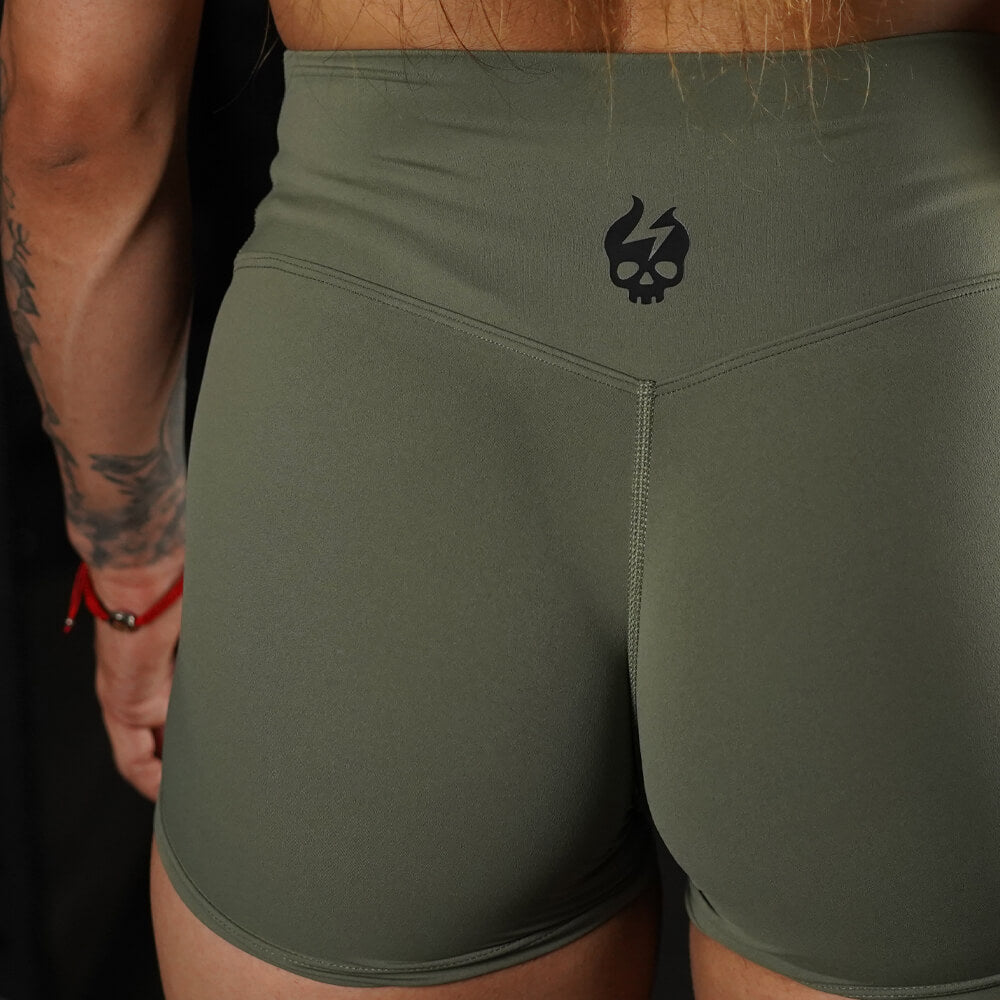 Calza Corta Seamless Murph - Tactical Green