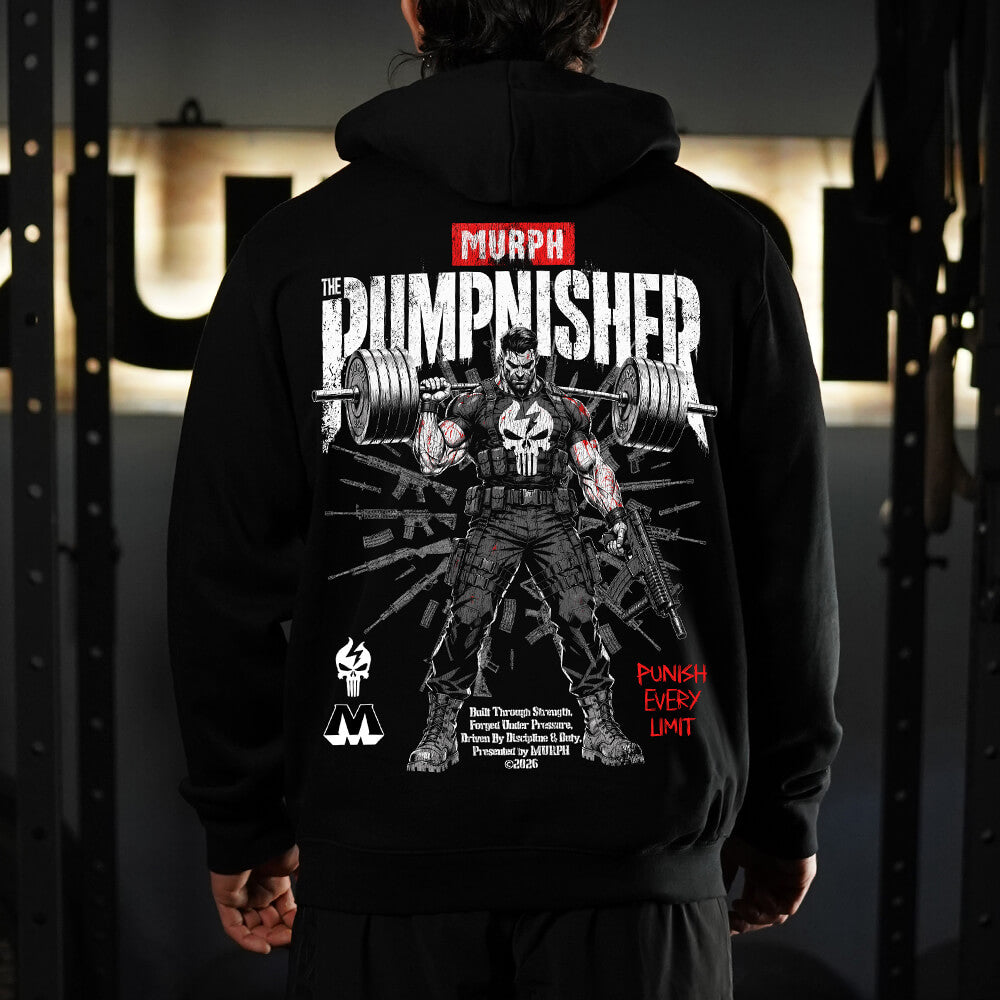 Polerón Canguro UNISEX PUMPNISHER (Pre-Venta) - Black