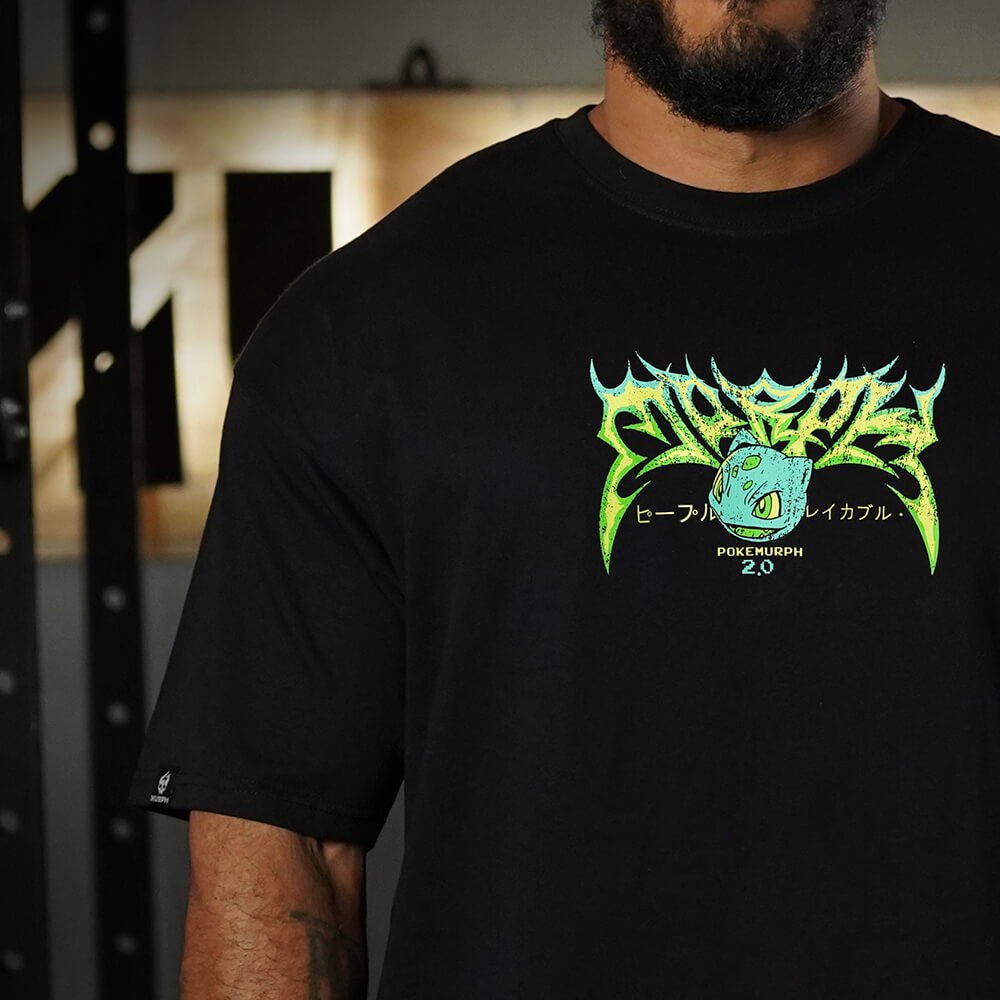 Polera Oversize LIFTASAUR - Negro