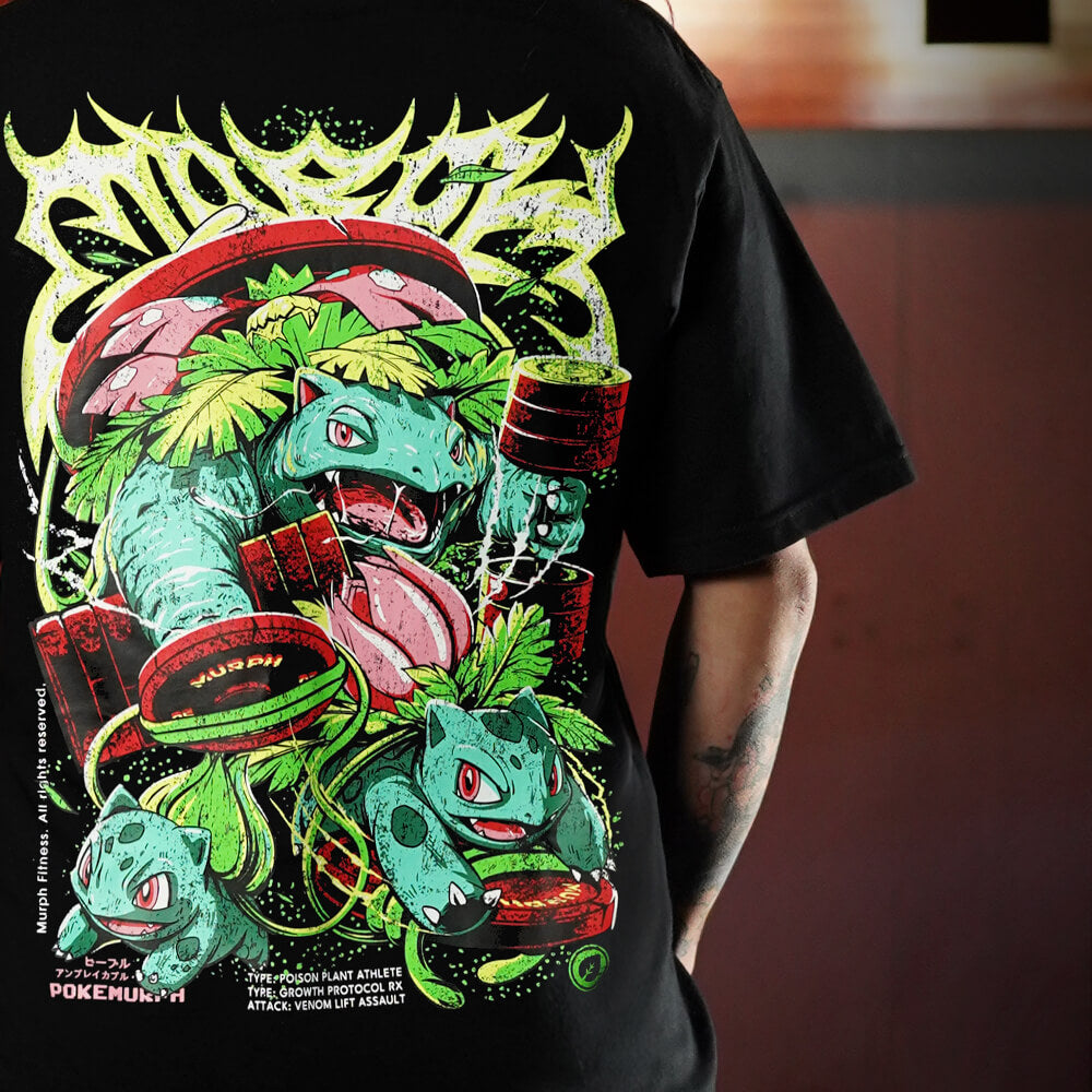 Polera Oversize LIFTASAUR - Negro
