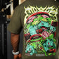 Polera Oversize LIFTASAUR - Verde Táctico