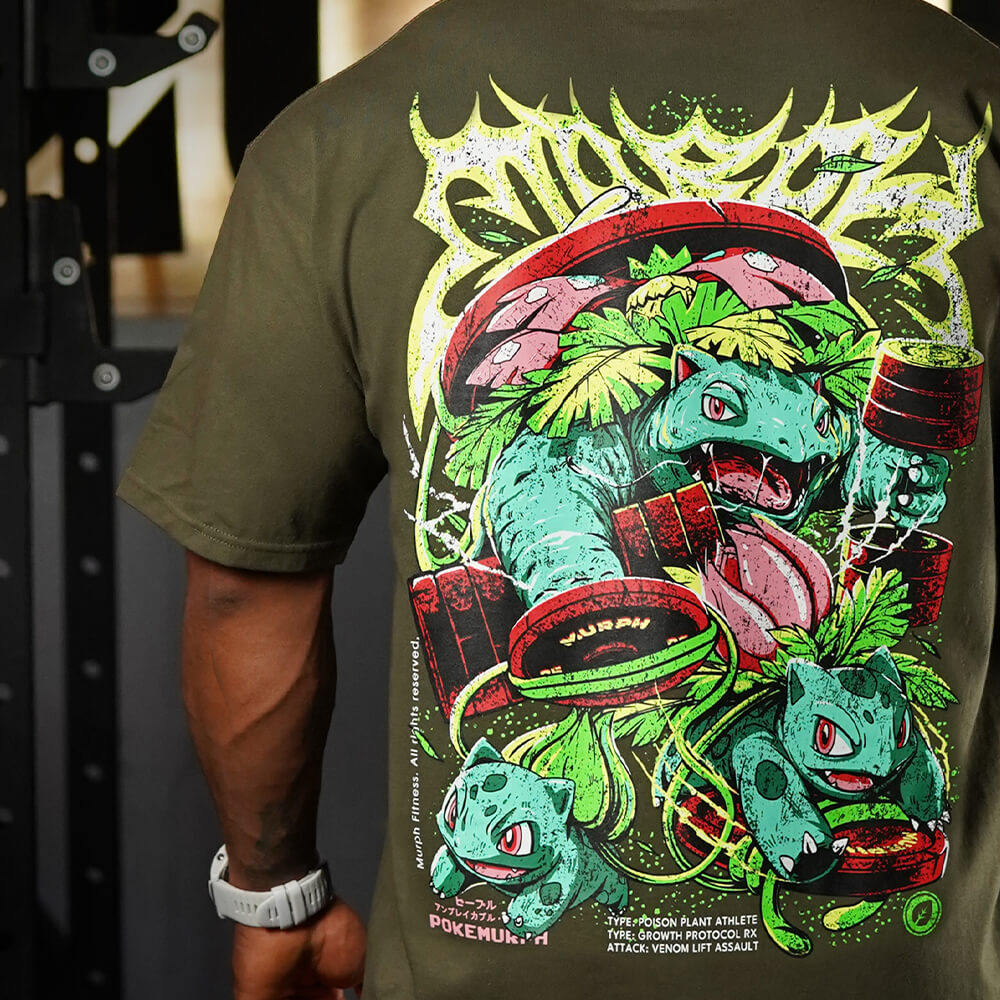 Polera Oversize LIFTASAUR - Verde Táctico