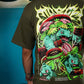 Polera Oversize LIFTASAUR - Verde Táctico