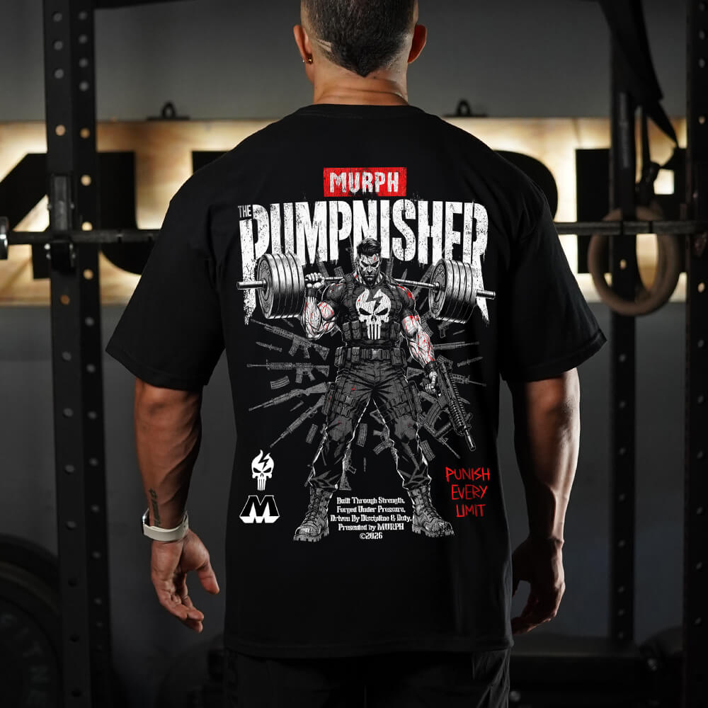 Polera Oversize UNISEX PUMPNISHER (Pre-Venta) - Black