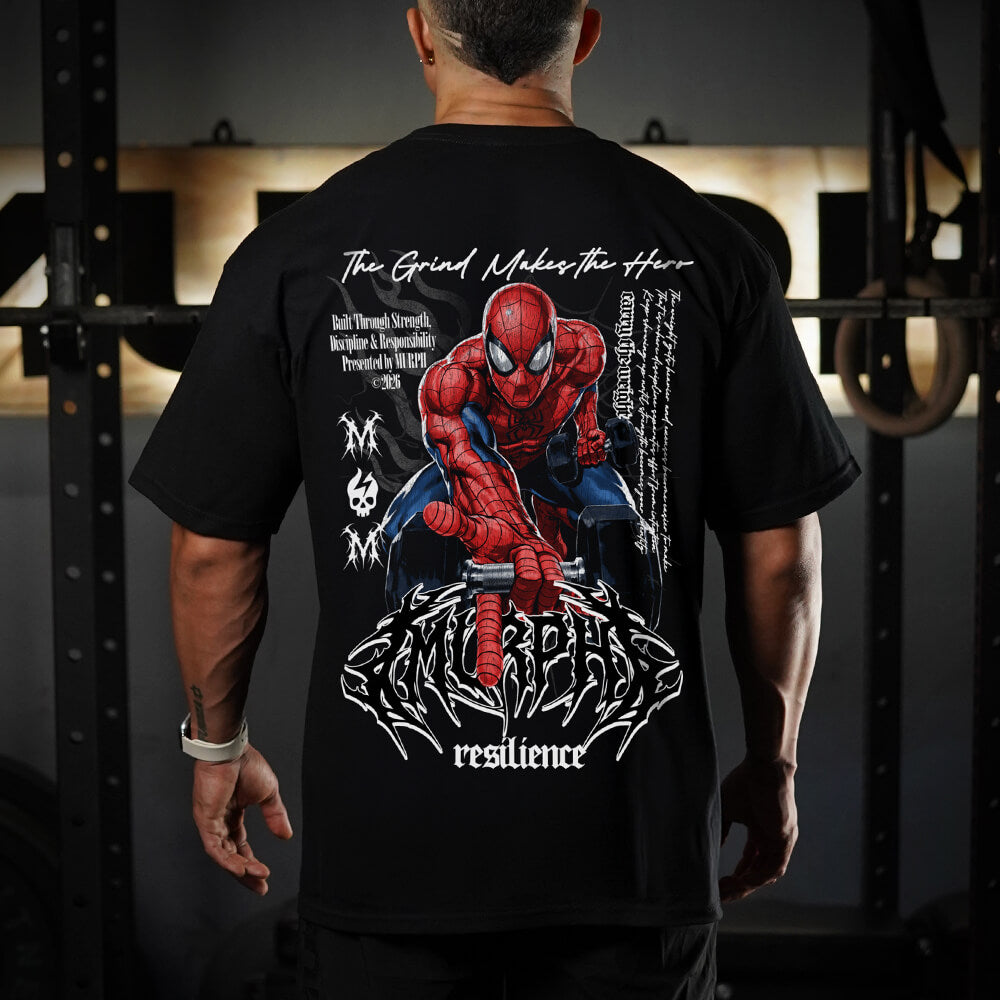 Polera Oversize UNISEX SpiderMURPH (Pre-Venta) - Black