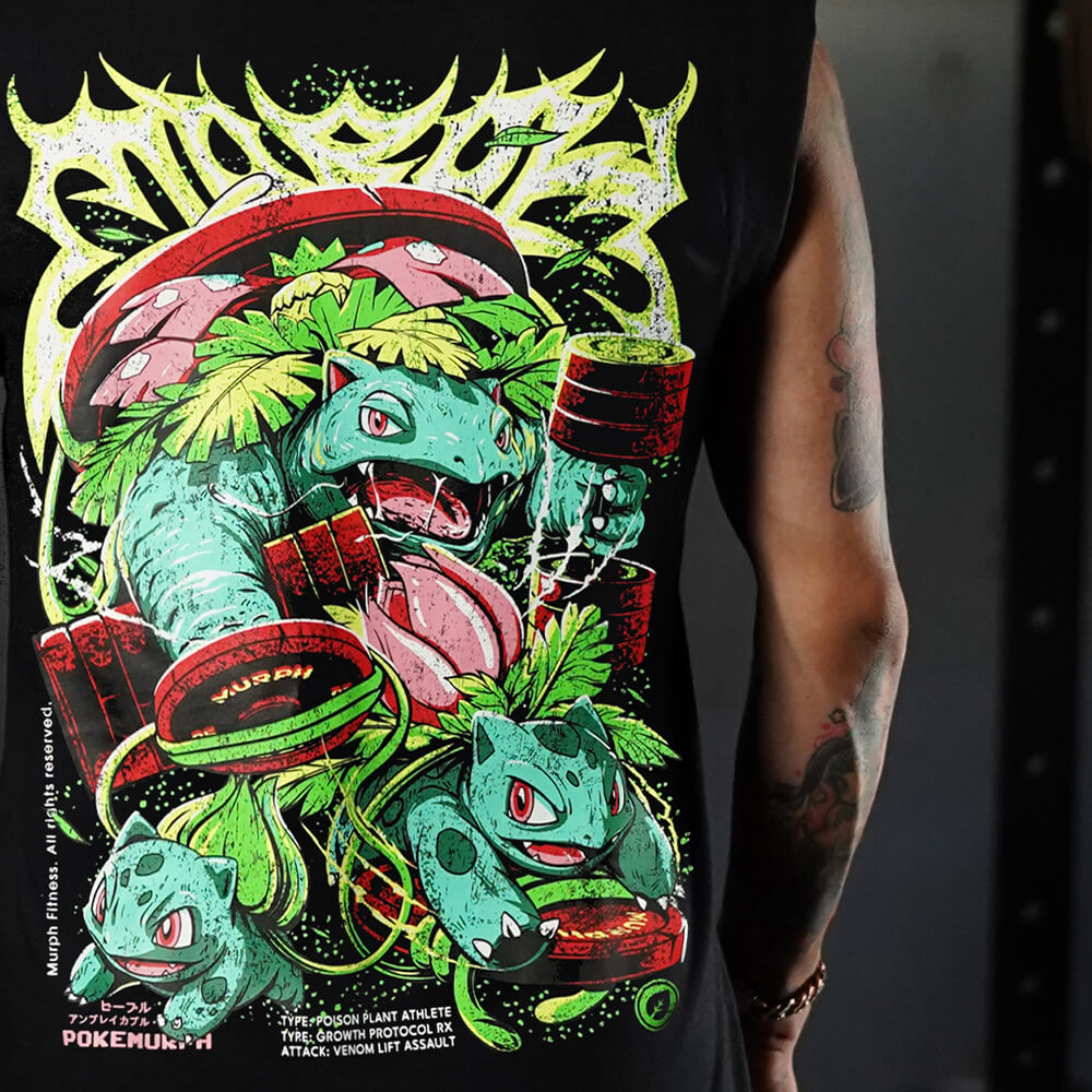 Polera Oversize Sleeveless LIFTASAUR - Negro