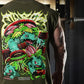 Polera Oversize Sleeveless LIFTASAUR - Verde Táctico