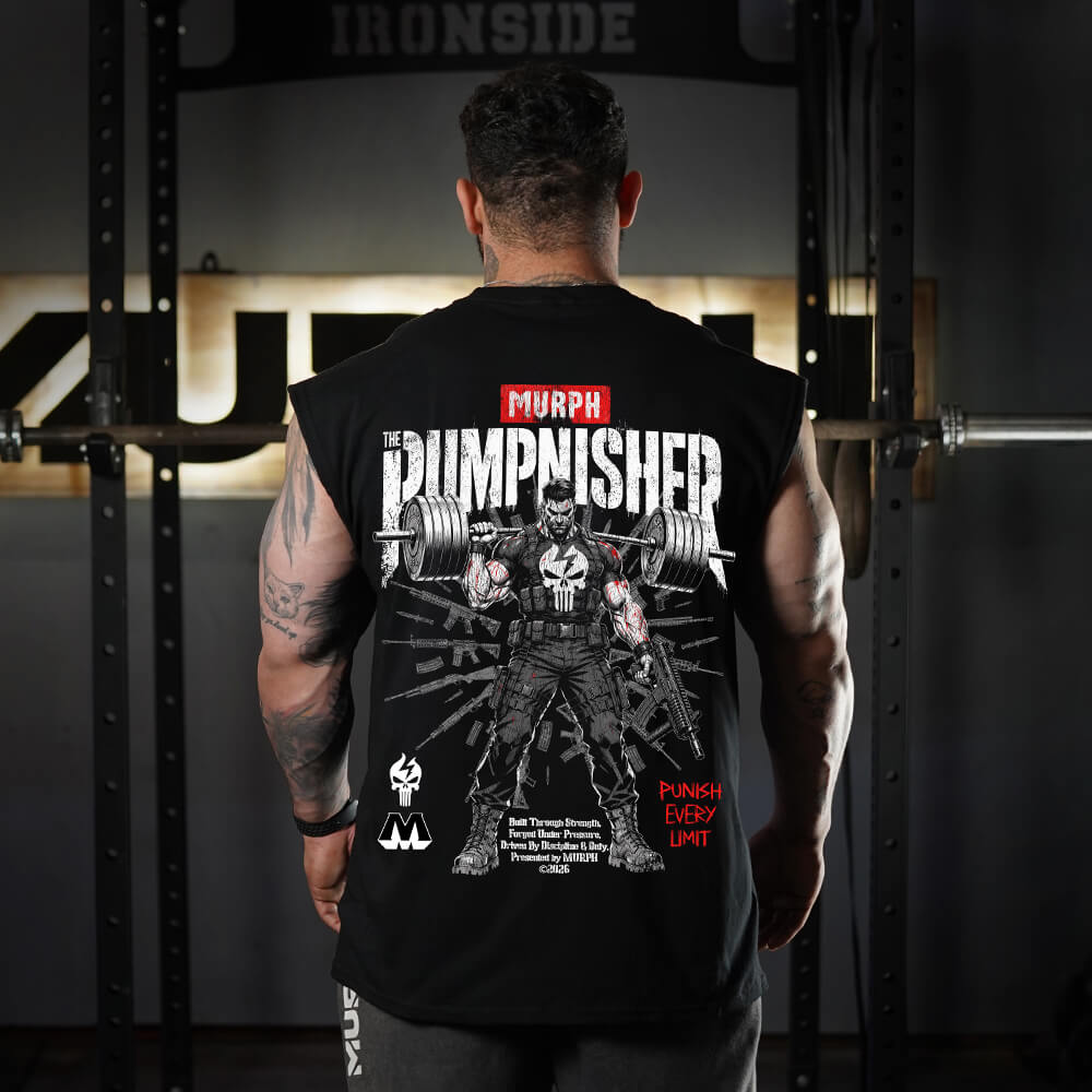 Polera Oversize Sleeveless UNISEX PUMPNISHER (Pre-Venta)- Black