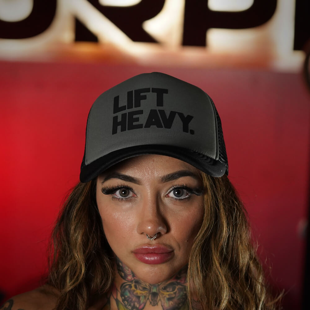 Curved Trucker Lift Heavy - Steel Gray