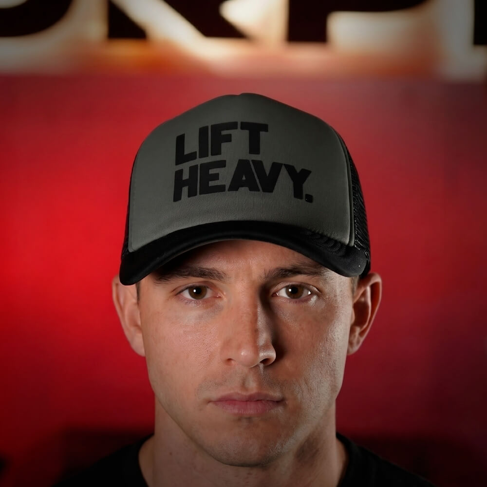 Curved Trucker Lift Heavy - Steel Gray