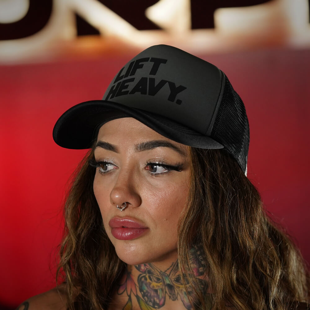 Curved Trucker Lift Heavy - Steel Gray