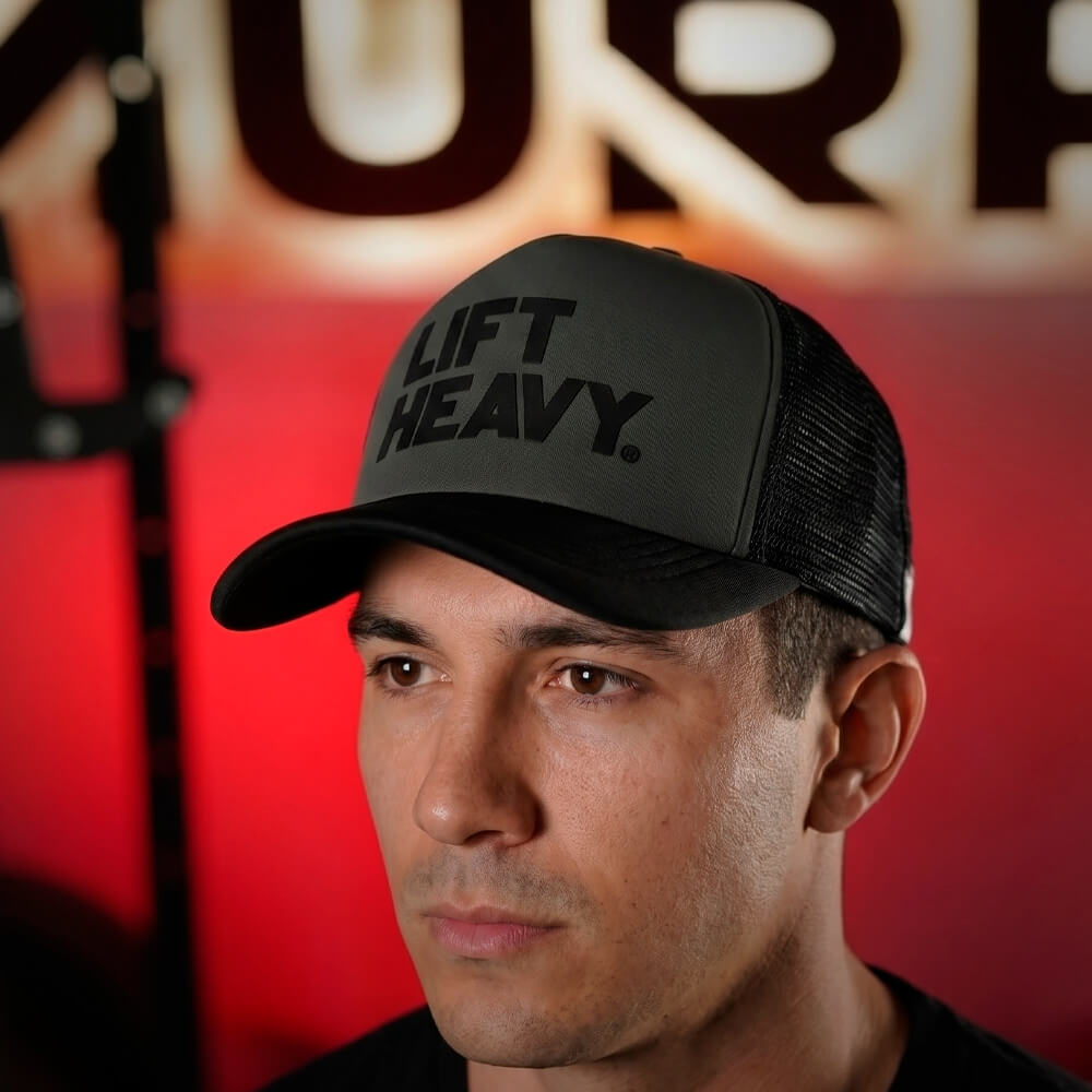 Curved Trucker Lift Heavy - Steel Gray