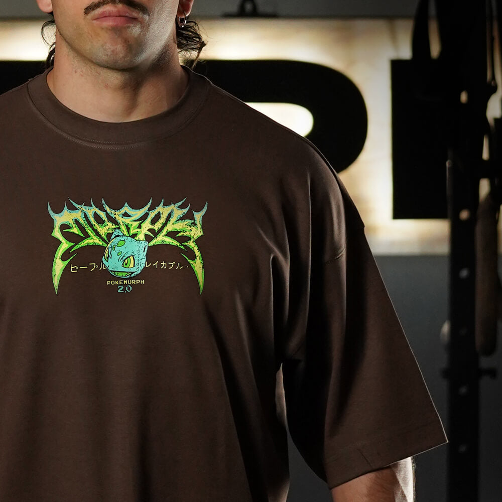 Polera Oversize ICON Premium LIFTASAUR - Chocolate