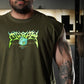 Polera Oversize Sleeveless LIFTASAUR - Verde Táctico