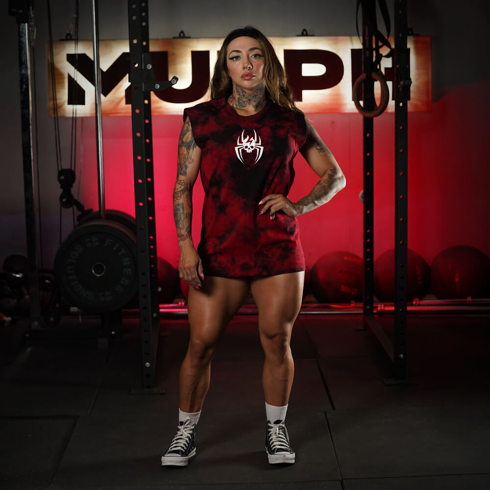 Polera Oversize Sleeveless UNISEX SpiderMURPH (Pre-Venta) - Red Storm
