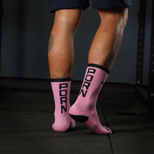 Calcetines Barbells Are My Real Porn - Rosado