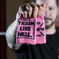 Wristbands Train Like Hell - Rosado