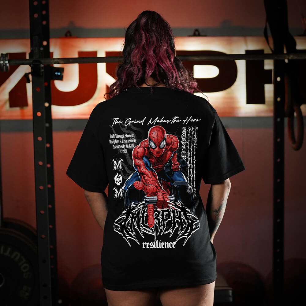 Polera Oversize UNISEX SpiderMURPH (Pre-Venta) - Black