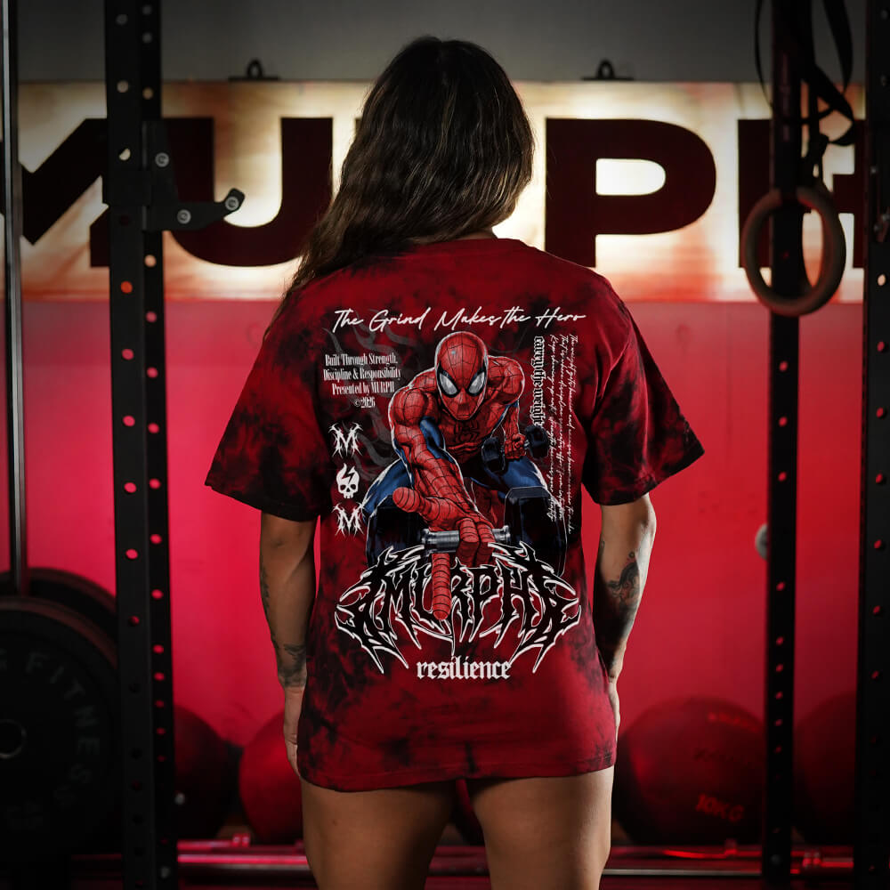 Polera Oversize UNISEX SpiderMURPH (Pre-Venta) - Red Storm