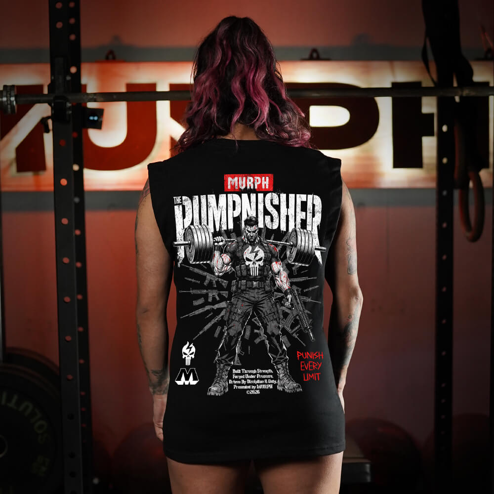Polera Oversize Sleeveless UNISEX PUMPNISHER (Pre-Venta)- Black