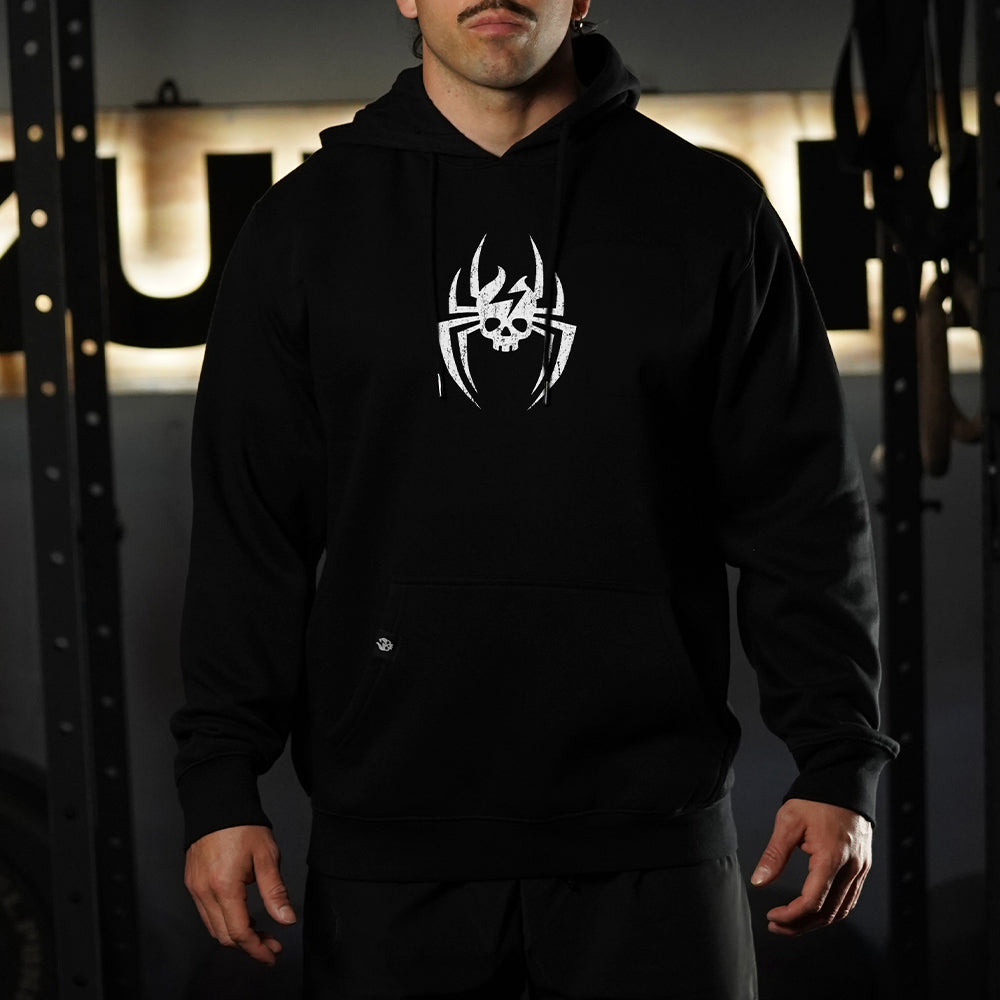 Polerón Canguro UNISEX SpiderMURPH (Pre-Venta) - Black