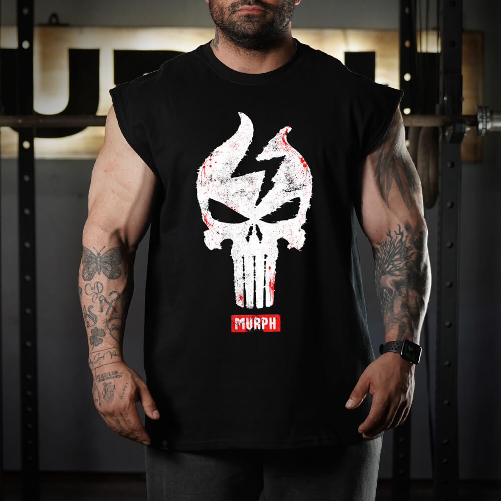 Polera Oversize Sleeveless UNISEX PUMPNISHER (Pre-Venta)- Black