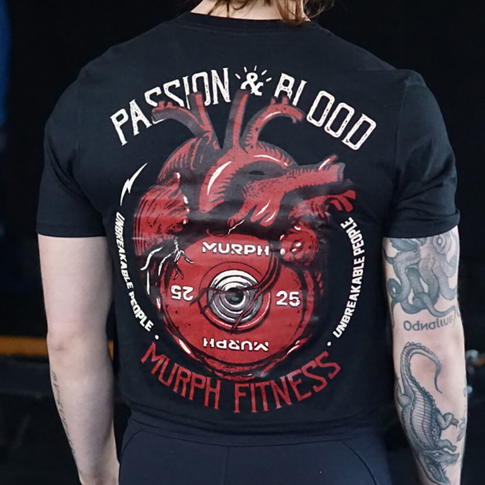 Crop Top Passion & Blood - Negro