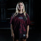 Polera Oversize Murph Like Hell - Maroon Storm