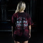 Polera Oversize Murph Like Hell - Maroon Storm