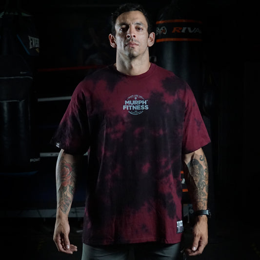 Polera Oversize Murph Like Hell - Maroon Storm