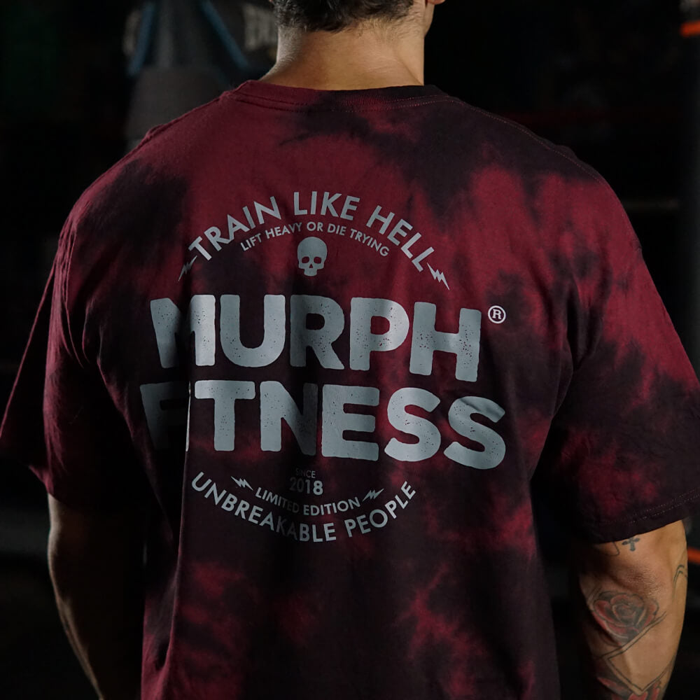 Polera Oversize Murph Like Hell - Maroon Storm